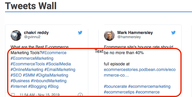 popular ecommerce marketing hashtags