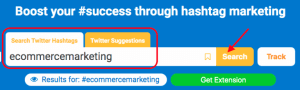 Find hashtag using hashtagify Tool