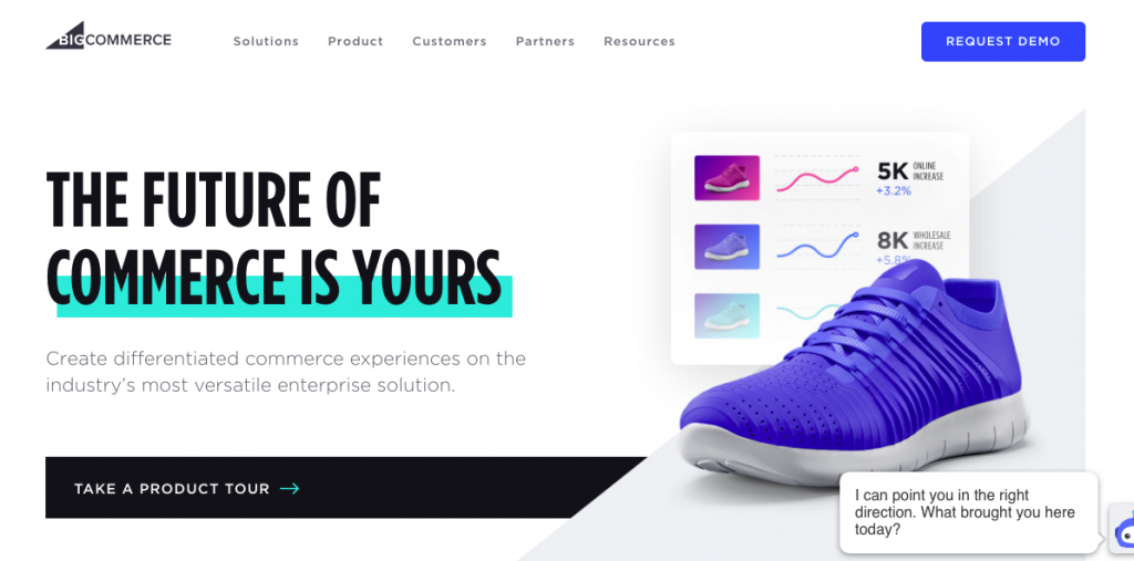 Ecommerce website builder : BigCommerce 