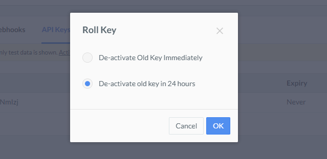 roll key