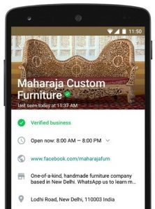 WhatsApp Business profile